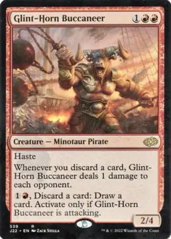 Glint-Horn Buccaneer [Core Set 2020] MTG Magic M20 Rare VLP/NM Card - Image 1