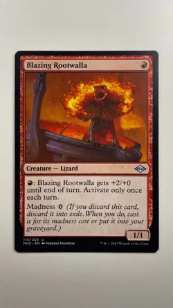 MTG Modern Horizons 2 Blazing Rootwalla 115/303 - Image 1