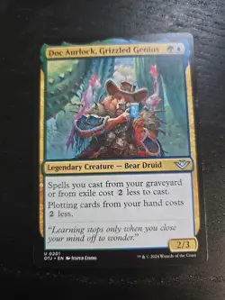 Doc Aurlock, Grizzled Genius 201 MTG NM Outlaws of Thunder Junction - Image 1