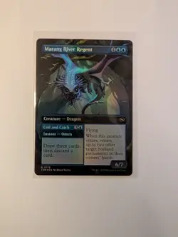 MtG Marang River Regent R TDM Double Sided Foil Borderless NM/M Tarkir 0378 - Image 1