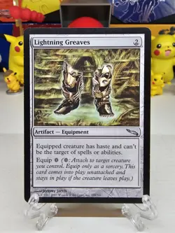 Lightning Greaves | Mirrodin | Magic The Gathering | Lightly Played - Image 1