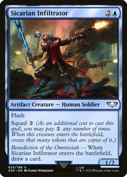 Sicarian Infiltrator [Warhammer 40,000 Commander 40K] M/NM MTG Magic - Image 1