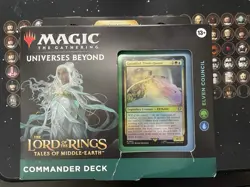 MTG: Lord of the Rings Tales of Middle-Earth Commander Deck - Elven Council 195166205052 - Image 1