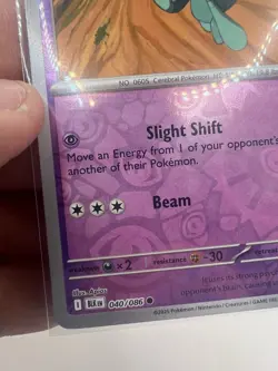 Elgyem 040/086 Reverse Holo Pokemon TCG SV: Black Bolt NM/MINT - Image 5