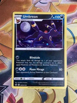 Pokemon Umbreon - SWSH129 - Black Star Holo Rare Promo - NM - Image 1