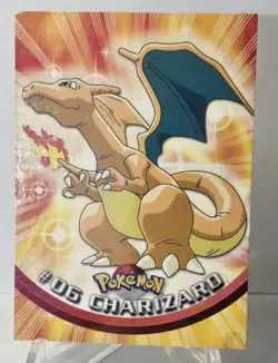 1999 Charizard #06 Pokemon Topps TV Animation Edition Series 1 Card NM/M - Image 1