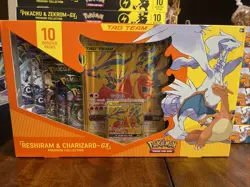 Pokemon Reshiram & Charizard gx Tag Team Premium Collection Box NEW SEALED - Image 1