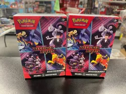 LOT OF 2 Pokemon Scarlet & Violet Destined Rivals Booster Bundle Box Sealed - Image 1