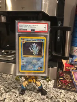 GIOVANNI'S GYARADOS #5- 2000 POKEMON GYM CHALLENGE, HOLO PSA 5, POKEMON TCG - Image 1