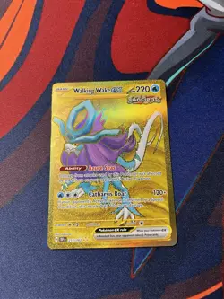 pokemon cards tcg Walking Wake EX Temporal Forces Hyper Rare 215/162 - Image 1