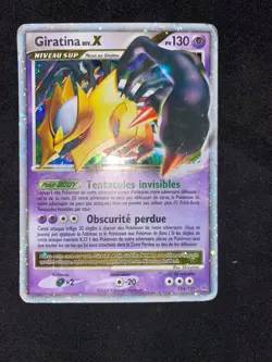 Carte Pokemon GIRATINA NIV X 124/127 Platine VF FR LP - Image 1