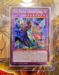 The Dark Magicians (Quarter Century Secret Rare) - RA04-EN054 - Yu-Gi-Oh TCG - Image 1