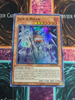 Yu-Gi-Oh! Jack-o-Bolan Ignition Assault IGAS-EN026 1st Edition Super Rare NM - Image 1