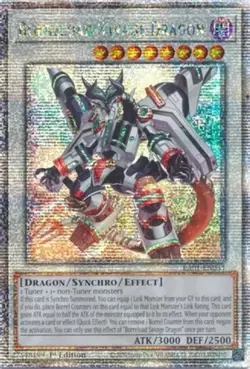 Yugioh! Borreload Savage Dragon - RA01-EN033 - Quarter Century Secret Rare - 1st - Image 1