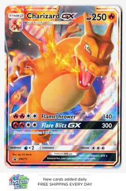Charizard GX SM211 - SM Promo Rare Holo Pokemon NM - Image 1