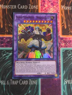 Yu-Gi-Oh! Super Vehicroid - Mobile Base LEDU-EN030 1st Edition Super Rare NM - Image 1