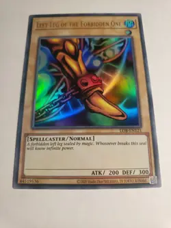 Left Leg of the Forbidden One - LOB EN121 - ULTRA Rare - Yugioh Euro - Image 2