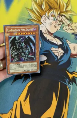 Yu-Gi-Oh! Red-Eyes Black Metal Dragon Secret Rare Error PP01-EN015 MINT - Image 1