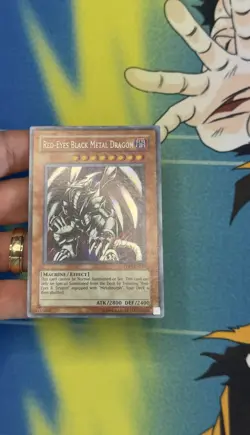 Yu-Gi-Oh! Red-Eyes Black Metal Dragon Secret Rare Error PP01-EN015 MINT - Image 2