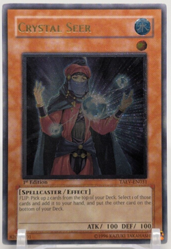 🔥1996 Yu-Gi-Oh! Crystal Seer TAEV-EN031 Tactical Evolution 1st Edition🔥 - Image 1