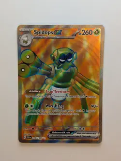 Spidops Ex - 223/198 - Pokemon Scarlet Violet Base Full Art Card NM - Image 1