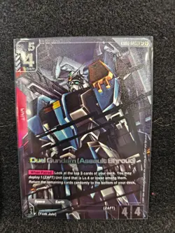 Gundam Card Game - Duel Gundam (Assault Shroud) (LR+) - Newtype Rising (GD01) - Image 1