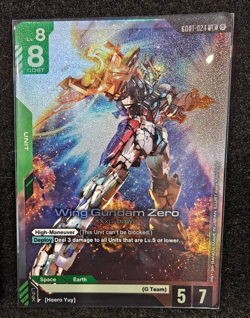 Gundam Card Game - Wing Gundam Zero - Newtype Rising (GD01) (Legend Rare) - Image 1