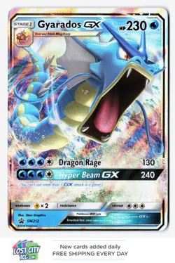 Gyarados GX SM212 - Sun & Moon Promo Pokemon 2019 Holo NM - Image 1
