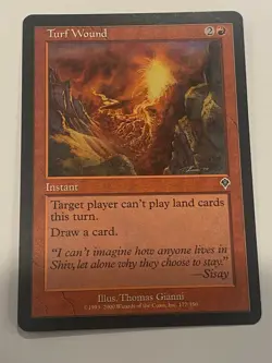 Turf Wound - Magic the Gathering MTG Invasion Single Card - Image 1