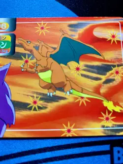 NM-~EX+ Charizard VS Gengar Topsun 006 Nintendo Japanese Pokemon card 1997 #968 - Image 4