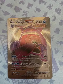 Gengar VMAX 157/264 Swsh08: Fusion Strike Pink Fan Art Display Card - Image 1