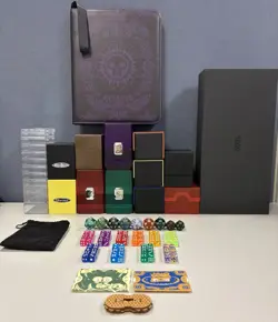 MTG Swamp Binder, EDH Deck Boxes, Card Storage, Spin Downs, Dice, Life Counters - Image 1
