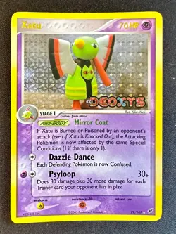 Xatu 29/107 EX Deoxys Pokemon Card TCG Yuka Morii Art Reverse Holo Rare - VLP - Image 1