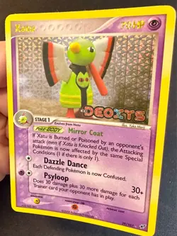 Xatu 29/107 EX Deoxys Pokemon Card TCG Yuka Morii Art Reverse Holo Rare - VLP - Image 2