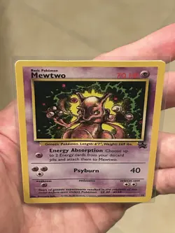 POKEMON TCG Mewtwo 14/53 Promo Card WoTC Vintage LP - Image 4