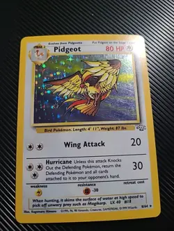 Pidgeot 8/64 - Pokemon Jungle Unlimited Holo Rare Card 1999 WOTC LP - Image 1