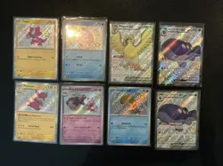 Pokemon Paldean Fates Shiny Holo Mixed Lot (8 Cards) - Image 1