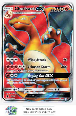 Charizard GX SM60 - Sun & Moon Promo Pokemon Holo 2017 LP - see Desc. - Image 1