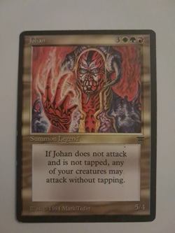 Johan HP English Legends MTG Magic the Gathering - Image 1