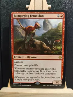 Rampaging Ferocidon - Ixalan - Rare - NM (see pics) MTG - Image 1