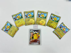 Pokemon TCG S- Chinese Captain Pikachu Ultimate Set of 7 Holo Rare NM - Image 1