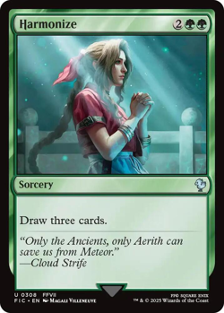 MTG magic 1x Harmonize (M/NM) Commander Final Fantasy - Image 1