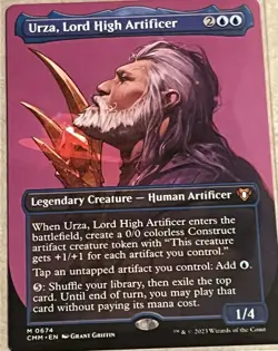 Urza, Lord High Artificer (Borderless) Commander Masters Regular - Image 1