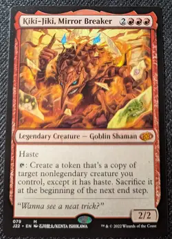 MTG Jumpstart 2022 Kiki-Jiki, Mirror Breaker ANIME ART RARE M/NM Pack Fresh - Image 1