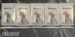 Lot Of 5 Magic the Gathering Final Fantasy Play Booster Pack New Sealed FF MTG - Image 1