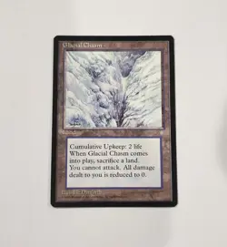 Glacial Chasm ~ Ice Age [Near mint][Magic MTG] *SEE PICS* - Image 1