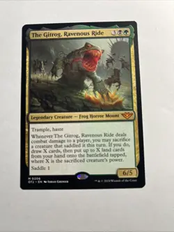 The Gitrog, Ravenous Ride - Outlaws of Thunder Junction MTG Plus Bonus Card!!! - Image 1