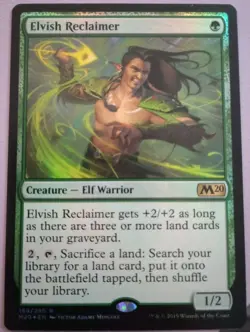 Elvish Reclaimer Core Set 2020 Foil - Image 1