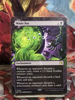 Waste Not (Non-foil) Wilds of Eldraine: Enchanting Tales 0038 Rare MTG - Image 1