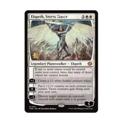 WOTC MtG Prerelease Promos Elspeth, Storm Slayer (MR) (Foil) NM - Image 1